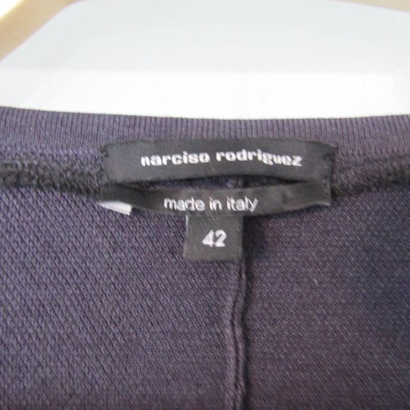 NARCISO RODRIGUEZ Deep Eggplant Purple Stretch Dress--Size 42 - Picture 3 of 3